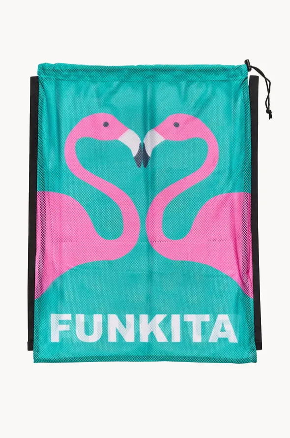 Go Flamingo Mesh Gear Bag