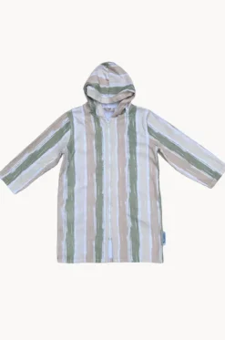 Island Sand Hooded Towelling Robe S/M