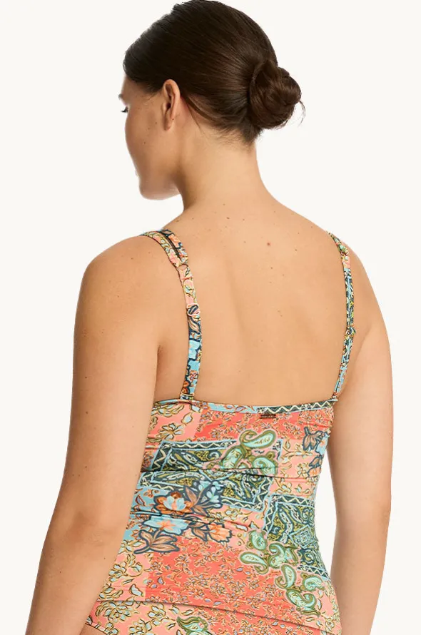 Java Spliced Longline Tri Tankini Separate
