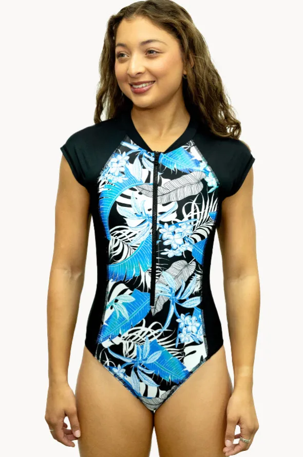 Kailani Reef Short Sleeve Sunsuit