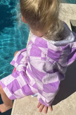 Kids Ocean Drifter Hooded Towelling Robe 5-7Y