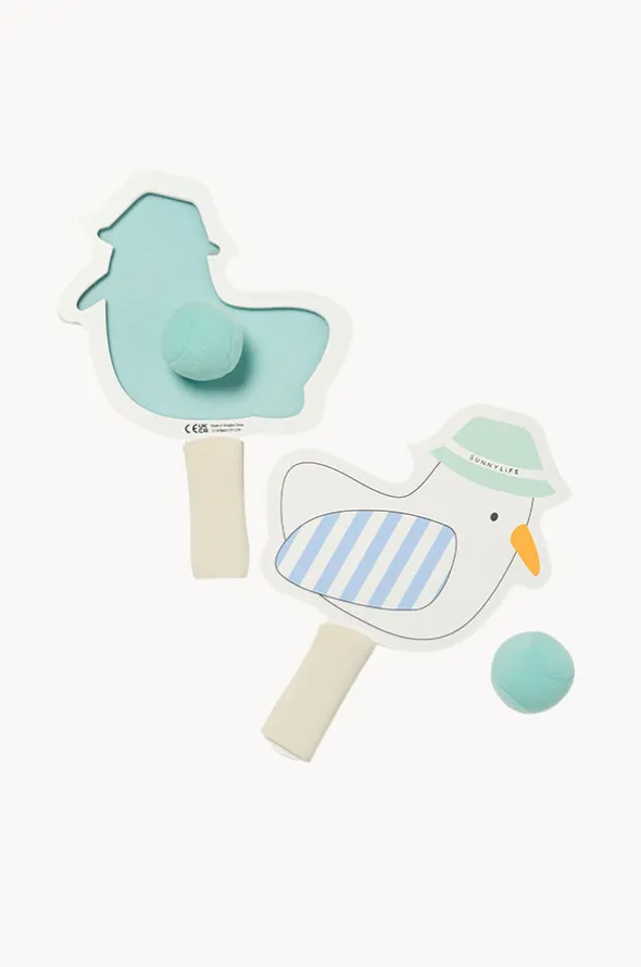 Kids Sammy The Seagull Velcro Beach Bats
