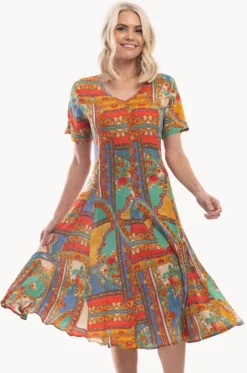 Kinsale Godet Sleeve Dress