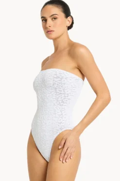 Leopard Fane Bandeau One Piece