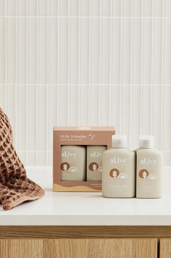 Little Traveller Calm Oatmeal Set