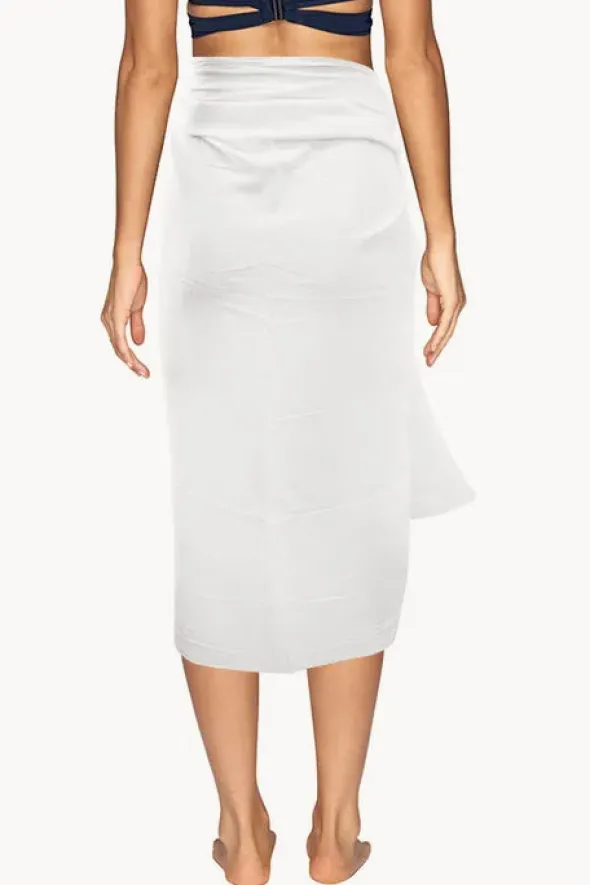 Long Plain Fringed Sarong