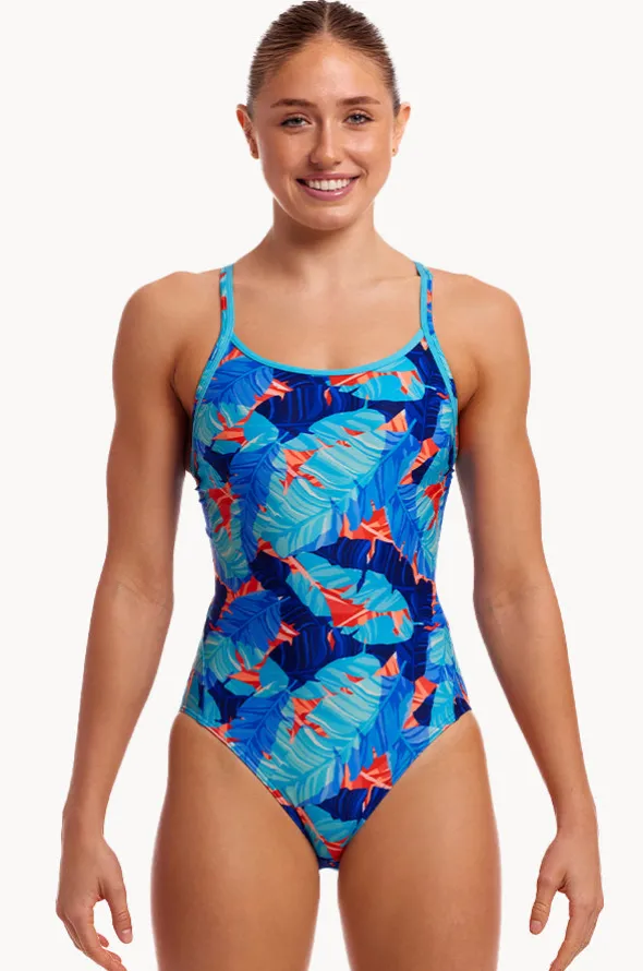 Lotsa Leaves Diamond Back One Piece