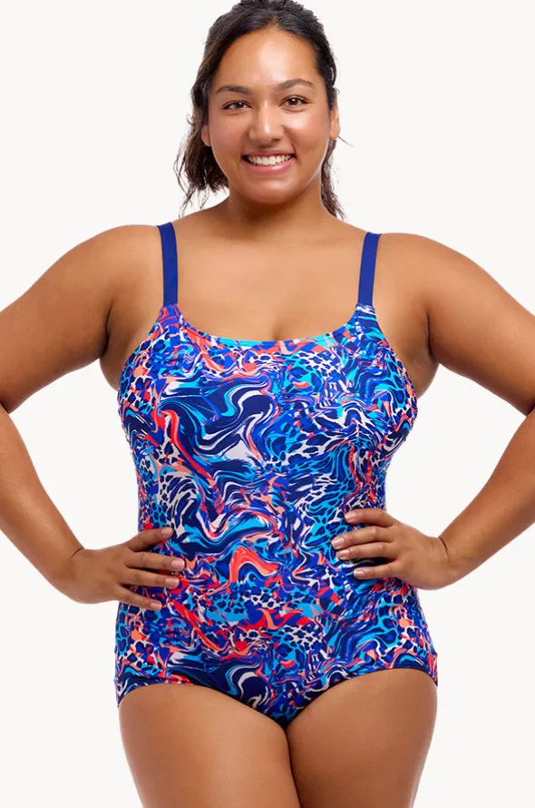 Mad Cat Scoop Neck One Piece