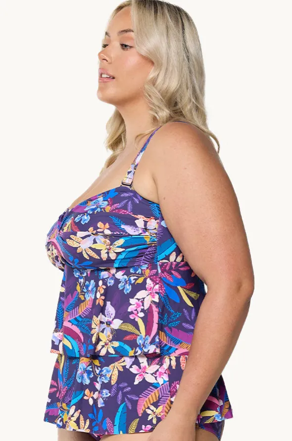 Majorca Tiered Bandeau Tankini Separate