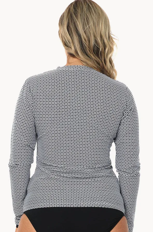 Mamiko Long Sleeve Zip Suntop