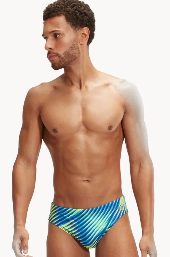 Mens Allover Digital V-cut Brief