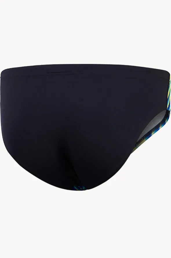 Mens Allover Digital V-cut Brief