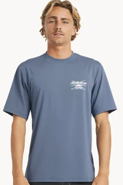 Mens Crossboards Short Sleeve Suntop