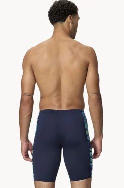 Mens Print Spliced Jammer