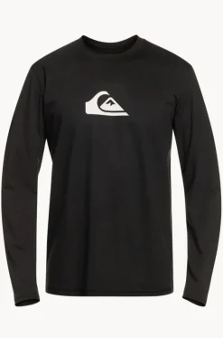 Mens Solid Streak Suntop