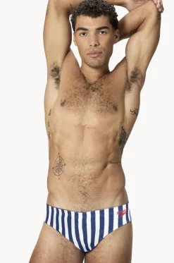 Mens Stripe Brief