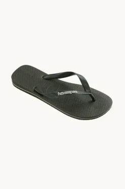 Mens Top Rubber Logo Thong