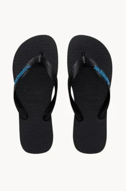 Mens Top Rubber Logo Thong