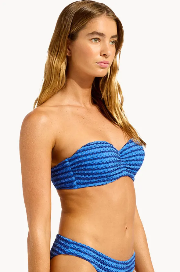 Mesh Effect Bustier Bandeau