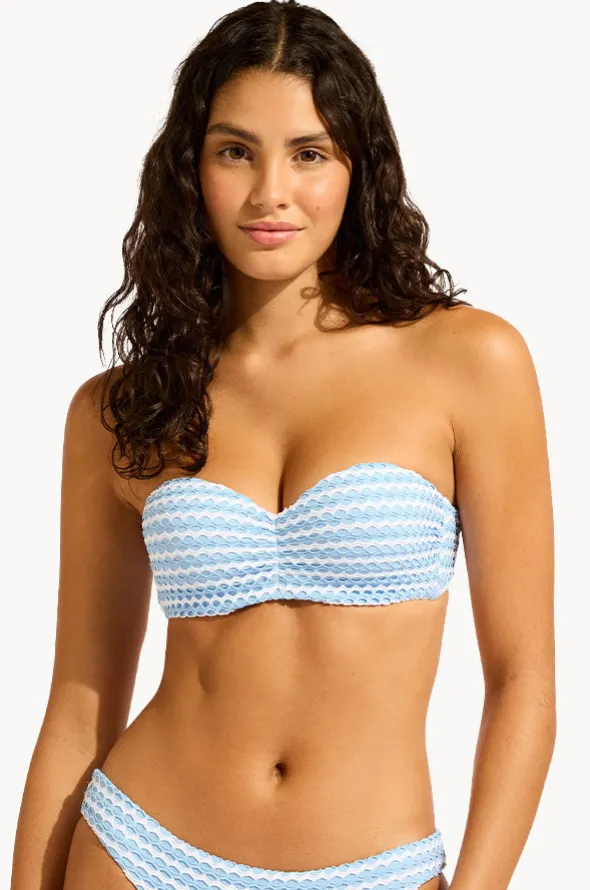 Mesh Effect Bustier Bandeau