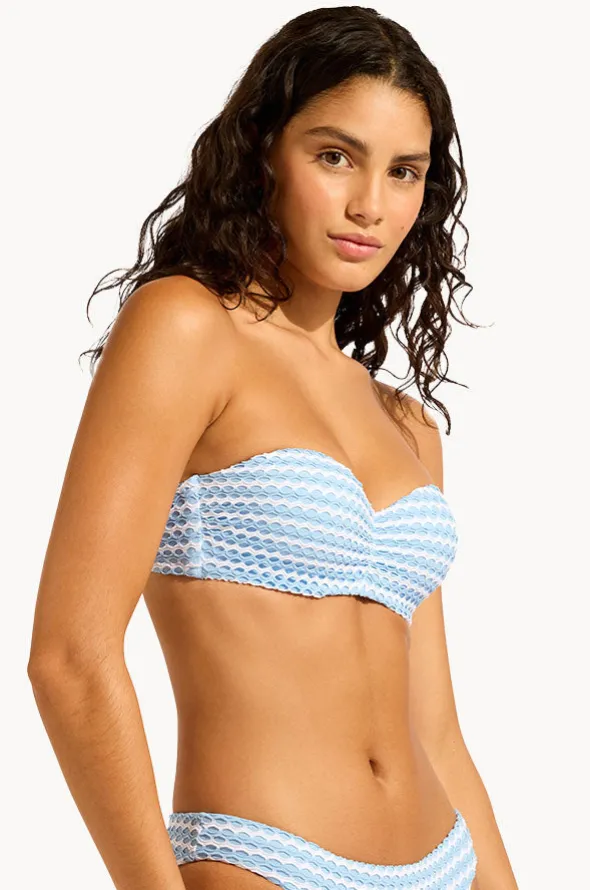 Mesh Effect Bustier Bandeau