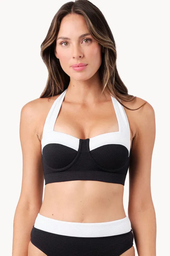 Monochrome Texture Original Bustier Balconette