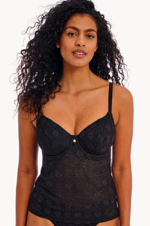 Nomad Nights F Cup Plunge Tankini Separate