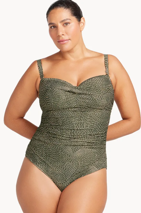 Onda Perspective Botticelli D/DD Cup Bandeau One Piece