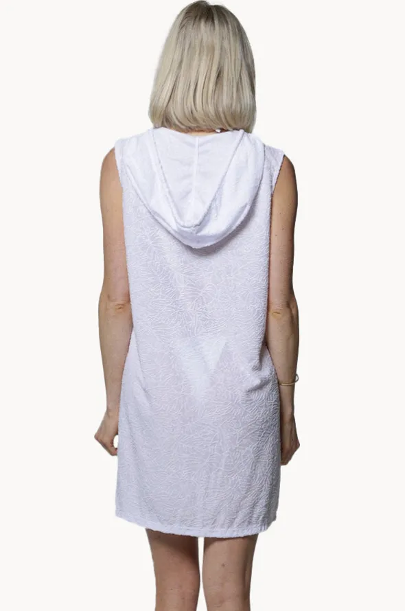 Palms Terry Sleeveless Zip Hoodie