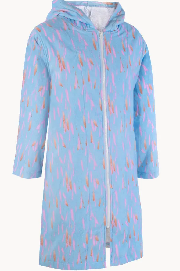 Pastel Breeze Hooded Towel Robe S/M