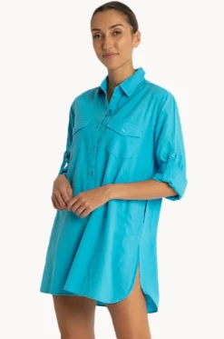 Plain Button Through Shirt