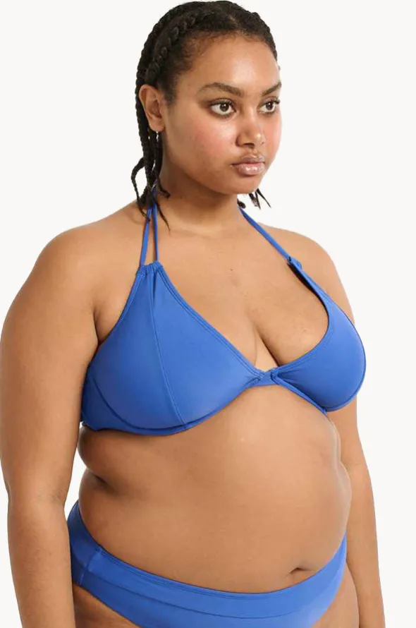 Plain FF/G Cup Underwire Halter
