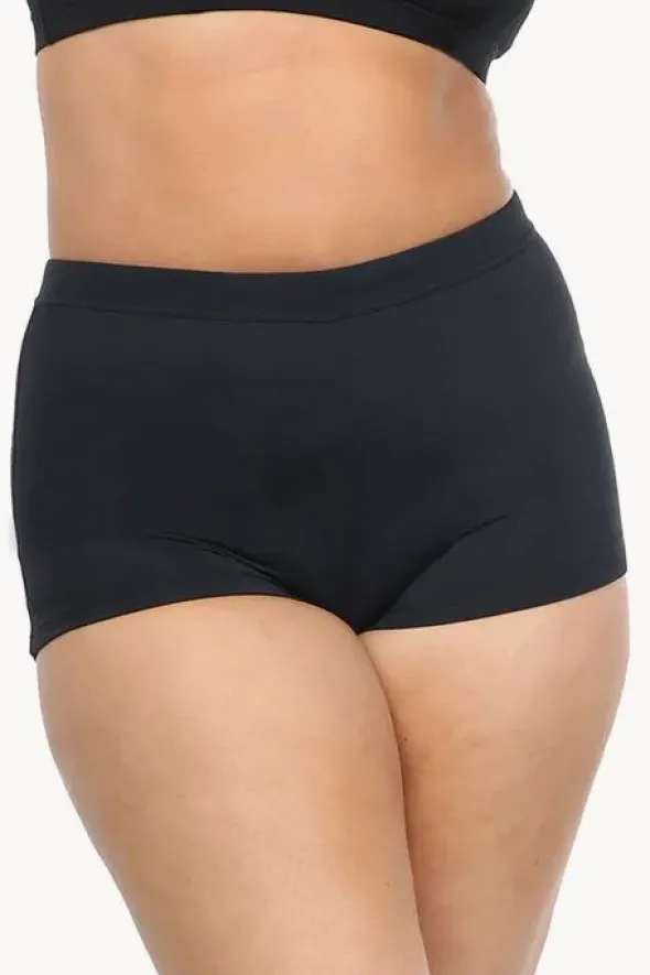 Plain High Waisted Boyleg