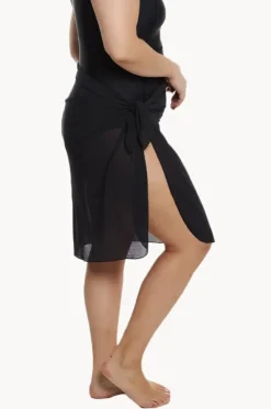 Plain Mesh Long Sarong