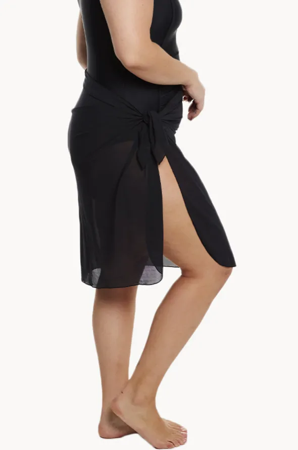 Plain Mesh Long Sarong