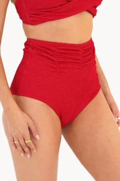 Retro Deco High Waist Gathered Pant