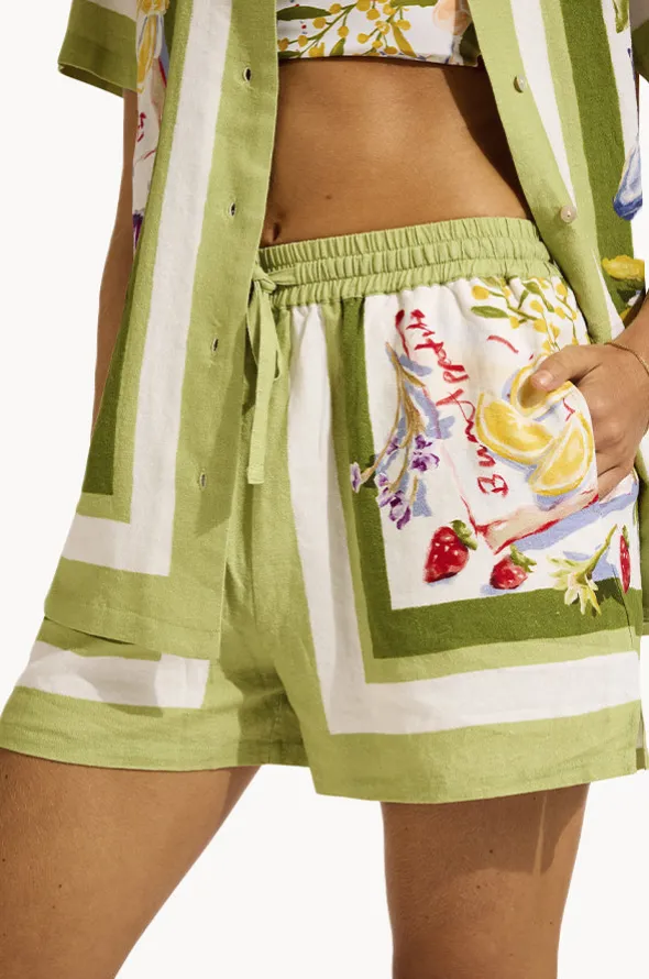 Riviera Coast Drawcord Short