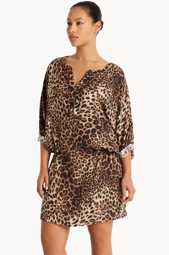 Romeo 3/4 Sleeve Shirt Dress