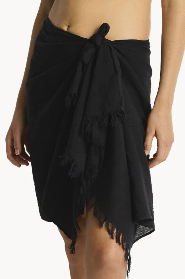 Salt Frayed Sarong
