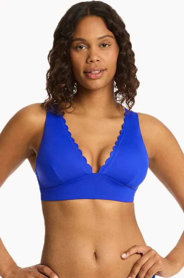 Scalloped Longline Tri