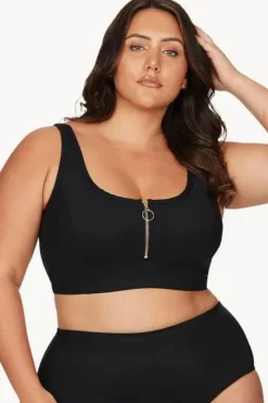Sculpt Fuseli Zip Front Crop