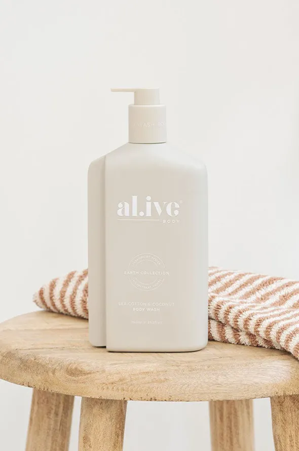 Sea Cotton & Coconut Body Wash 750ml