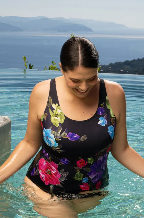Sea Velvet Adjustable Scoop Back One Piece