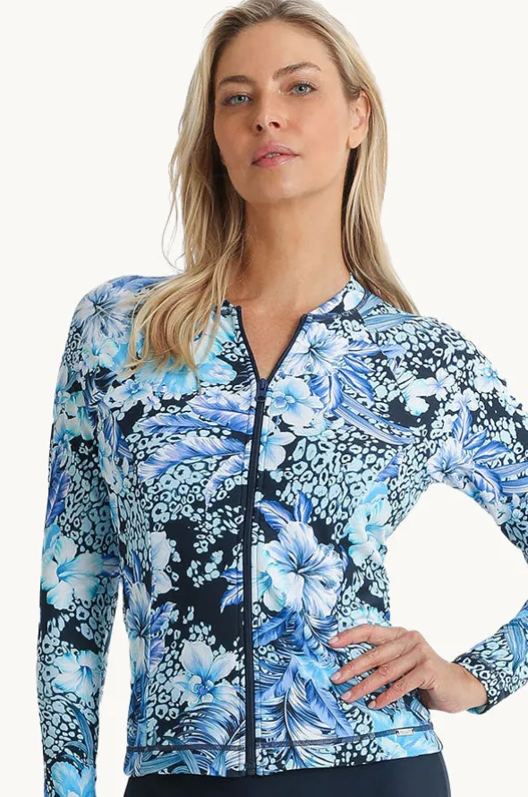 Select Long Sleeve Zip Suntop