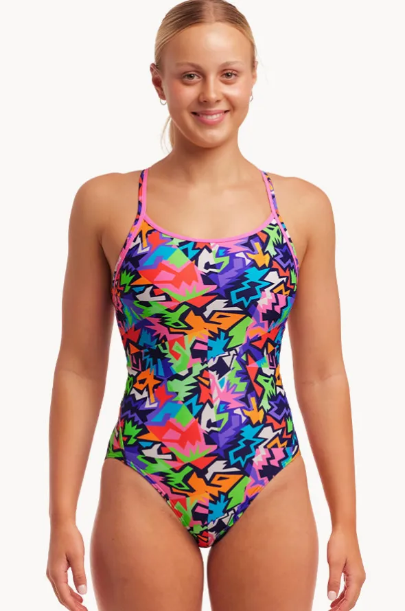 Sharp Edges Diamond Back One Piece