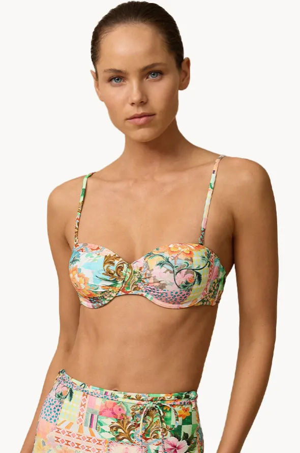 Simi Gathered Balconette Bra