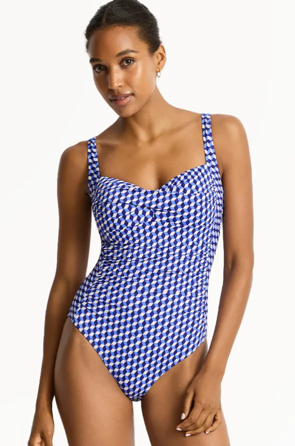 Solara Twist Front One Piece