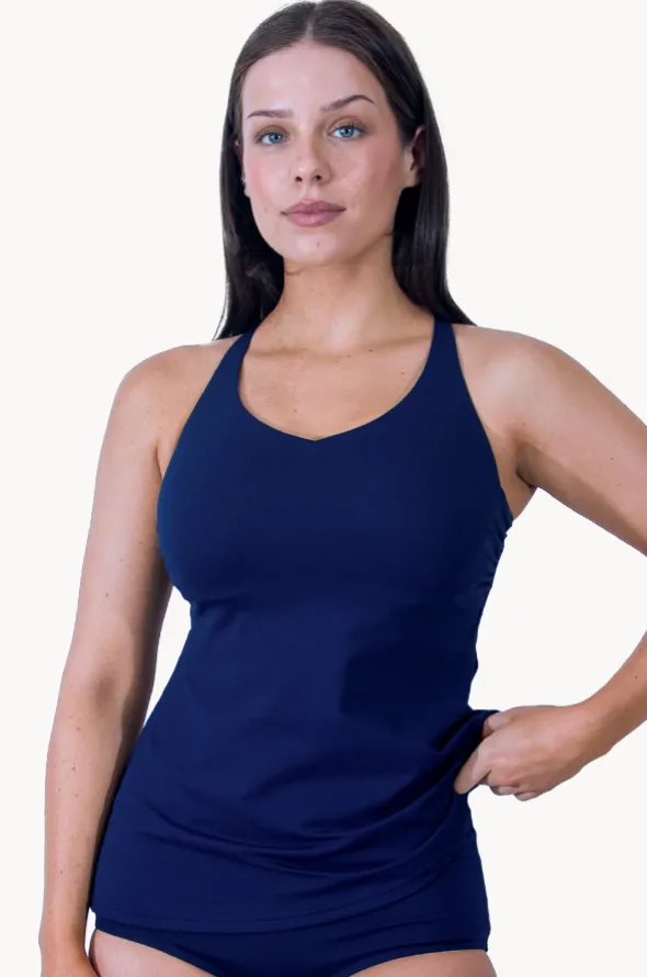 Sports F/G Cup V Neck Tankini Separate