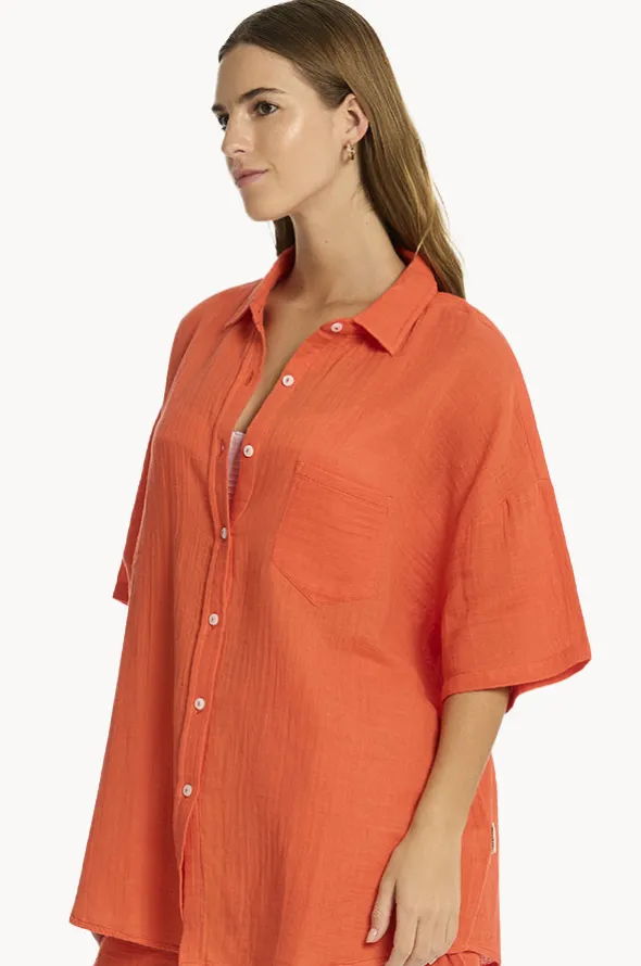 Sunset Aloha Shirt