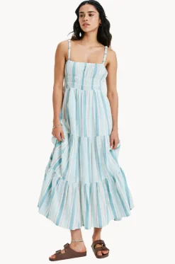 Sunshine Coastline Stripe Dress